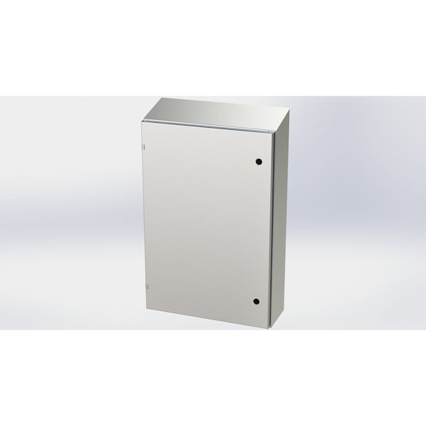 1/4 Turn Latch Electrical Enclosures, 36 in H, 8 in D, 24 in W, NEMA 3R, 4, 4X, 12, 13